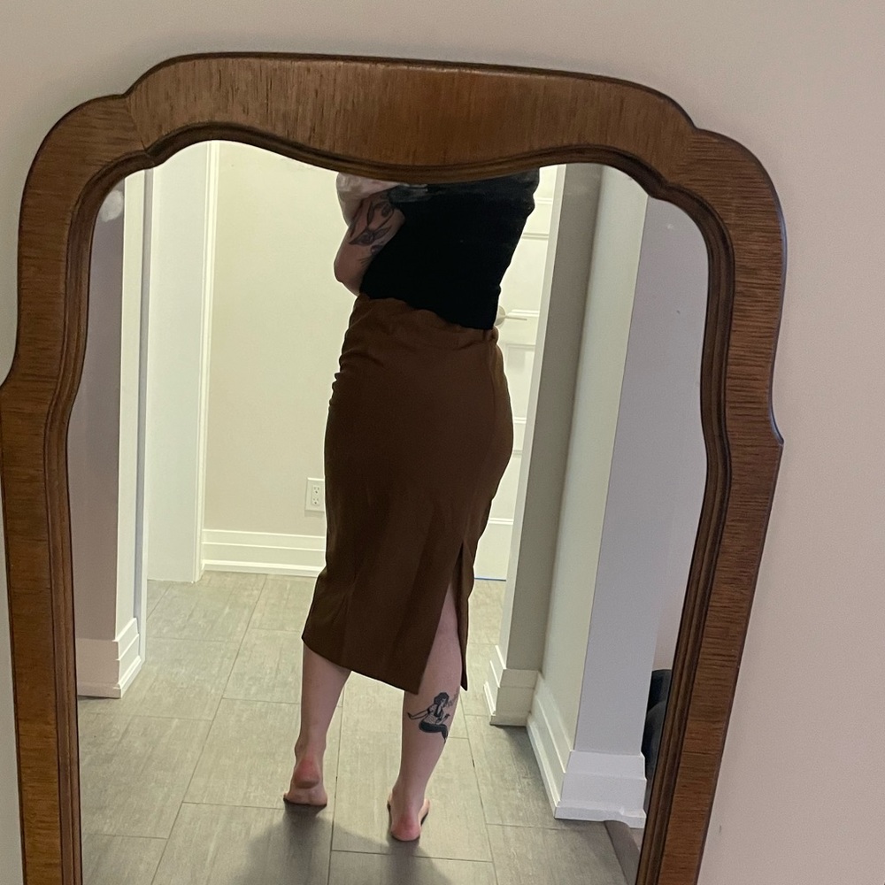 Babaton Midi Slit Skirt - Picture 2 of 7